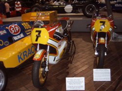 Barry Sheene's motorcycles,Beaulieu National Motor Museum,Beaulieu,Hampshire Wallpaper