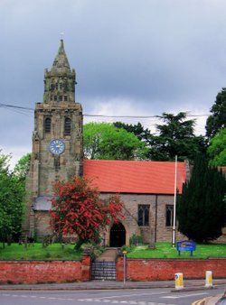 St Mary Magdaline Church in the village of Keyworth, Nottinghamshire