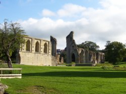 Glastonbury Abbey, Somerset Wallpaper