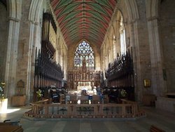 Interior, St. Botolph's, Boston, Linconshire Wallpaper