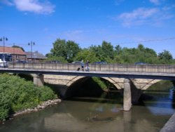 County Bridge, Malton, North Yorkshire. Wallpaper