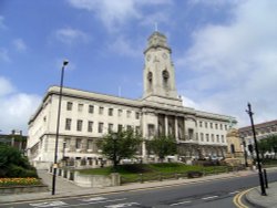 Barnsley Town Hall Wallpaper