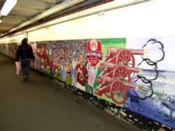 Arsenal Tube Station. Wallpaper