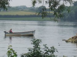 A Boatman On Rutland Waters Wallpaper