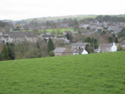 A view of Great Longstone, Derbyshire Wallpaper