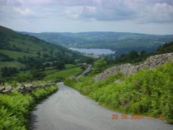 Kirkstone Pass approaching Ambleside, Cumbria Wallpaper