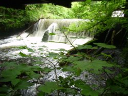 The Wier at Cress Brook Mill - The Peak District Wallpaper