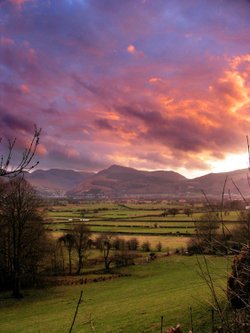 Sunset from Applethwaite, Cumbria