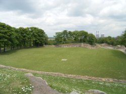 The Castle Bailey. Pontefract, West Yorkshire Wallpaper