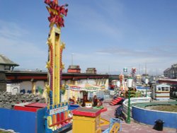 Amusements at Cleveleys, Lancashire Wallpaper