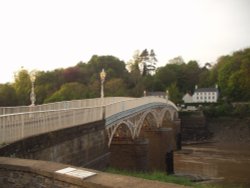 Chepstow Bridge, Chepstow, Wales Wallpaper