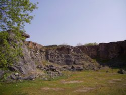 Disused Quarry Works On The Tissington Trail Wallpaper