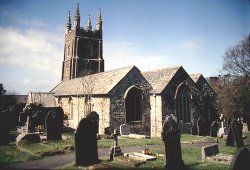 St.Olaf's church, Poughill, Cornwall Wallpaper