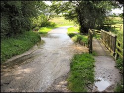 The Ford, Water Lane, Hagworthingham, Lincolnshire Wallpaper