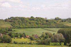 Landscape just outside Salisbury, Wiltshire Wallpaper