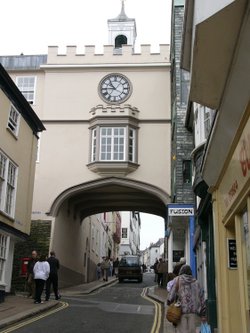 Totnes town arch, Devon