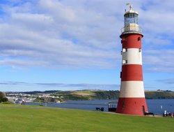 Smeaton's Tower on Plymouth Hoe, Devon Wallpaper