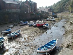 Staithes in North Yorkshire Wallpaper