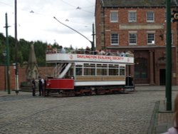 Open Top Tram, Beamish Open Air Museum, Beamish, County Durham Wallpaper