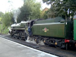 The Watercress Steam Railway Line Wallpaper