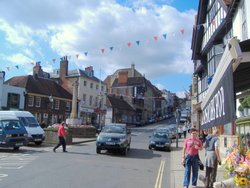 In the heart of the town of Arundel, West Sussex Wallpaper