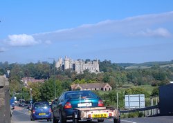 View from the bridge in Arundel, West Sussex Wallpaper