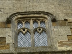 Gate House Window at Thornton Abbey, Thornton, Lincolnshire Wallpaper