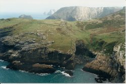 Coastline North East of Tintagel Wallpaper