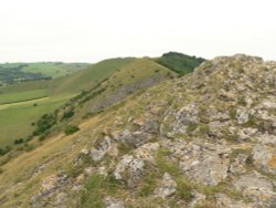 The summit of Thorpe Cloud, Peak District, Derbyshire Wallpaper