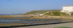 The beach at Perranporth, Cornwall Wallpaper