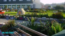 Gardens on Perranporth seafront, Cornwall Wallpaper