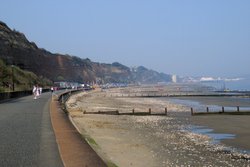 Shanklin Promenade & Cliffs Wallpaper