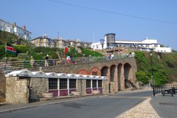 Ventnor Cliff Side Hotels & Cafes, Isle of Wight Wallpaper