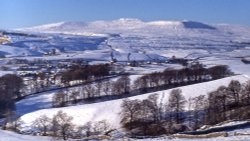 Ingleborough, Ingleton, North Yorkshire Wallpaper