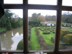 A view from a suite in Coombe Abbey Hotel, Warwickshire Wallpaper