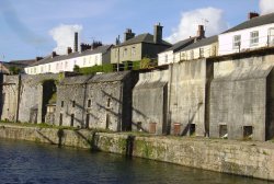 Harbour area of Charlestown, Cornwall Wallpaper