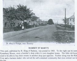 Herne Rd. 1903, Ramsey St Mary's, Cambridgeshire Wallpaper