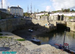 Harbour views, Charlestown, Cornwall Wallpaper