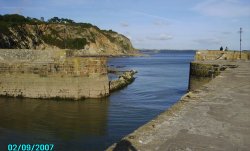 The Harbour, Charlestown, Cornwall Wallpaper