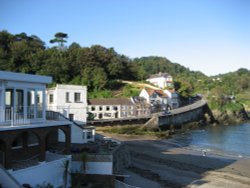 Low tide Combe Martin, Devon Wallpaper