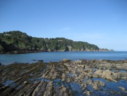 The Bay at Combe Martin in Devon Wallpaper