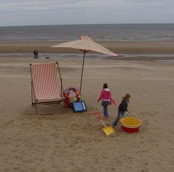 Beach Chalet Fun Weekend at Mablethorpe in Lincolnshire Wallpaper