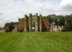 Gatehouse from Thornton Abbey ruins, Lincolnshire Wallpaper