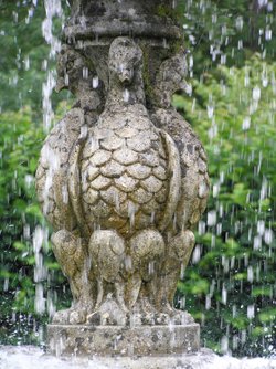 Fountain at Hever Castle, Kent