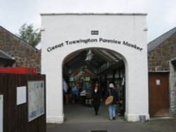 Pannier Market, Great Torrington, Devon Wallpaper