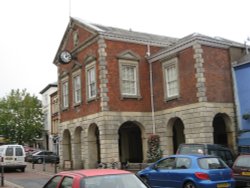 In the town square, Great Torrington, Devon Wallpaper