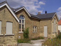 Closed village school, Willingham by Stow, Lincolnshire Wallpaper