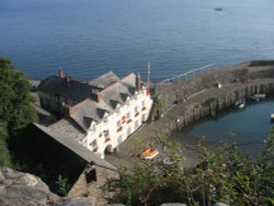 Hotel in Clovelly, Devon Wallpaper