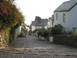 Easy going down, Clovelly, Devon Wallpaper