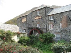 The old mill at Boscastle, Cornwall Wallpaper